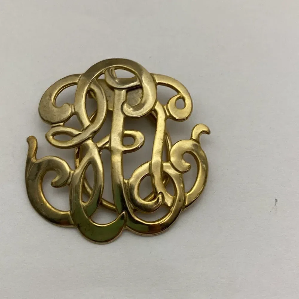 ‎Unbranded Women's Scarf Clip Gold Toned Knot Design